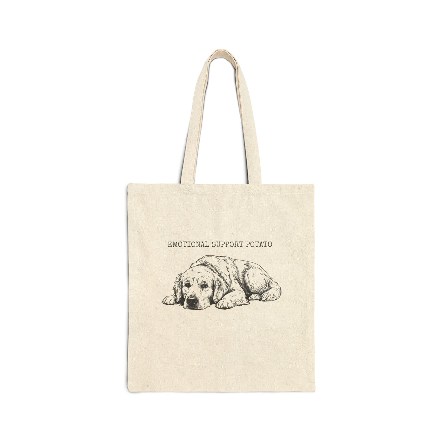 Golden Retriever Support Potato Tote Bag
