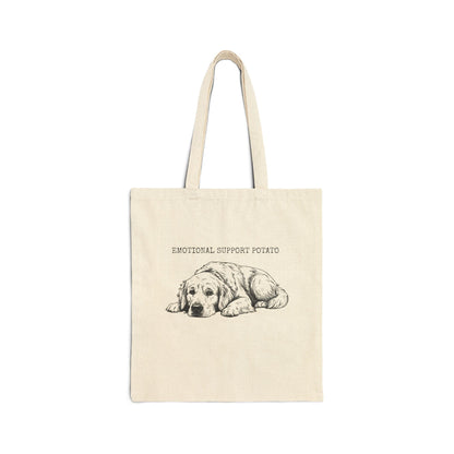 Golden Retriever Support Potato Tote Bag