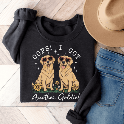 Golden Retrievers Oops Another Sweatshirt Dark Heather