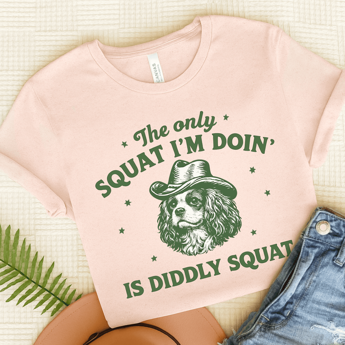 King Charles Diddly Squat Unisex TShirt Soft Pink