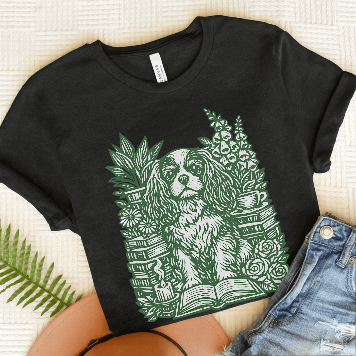 Cavalier Bookclub Unisex TShirt Dark Grey Heather