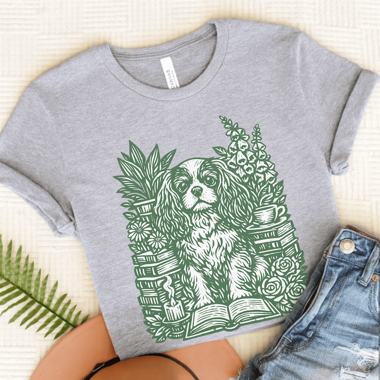 Cavalier Bookclub Unisex TShirt Athletic Heather