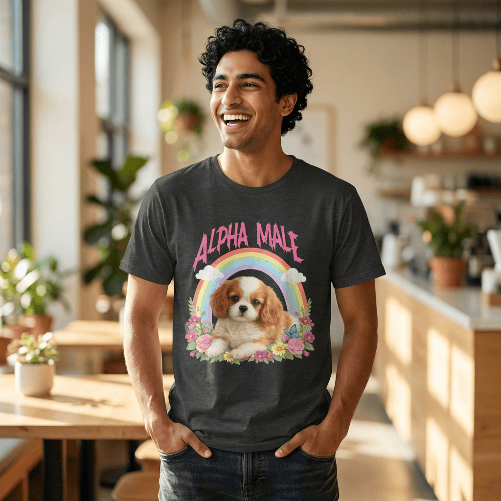 Personalized Cavalier Alpha Male Unisex TShirt