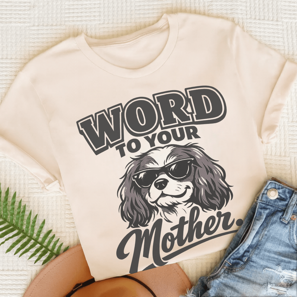 King Charles Word to Mother Unisex TShirt Natural