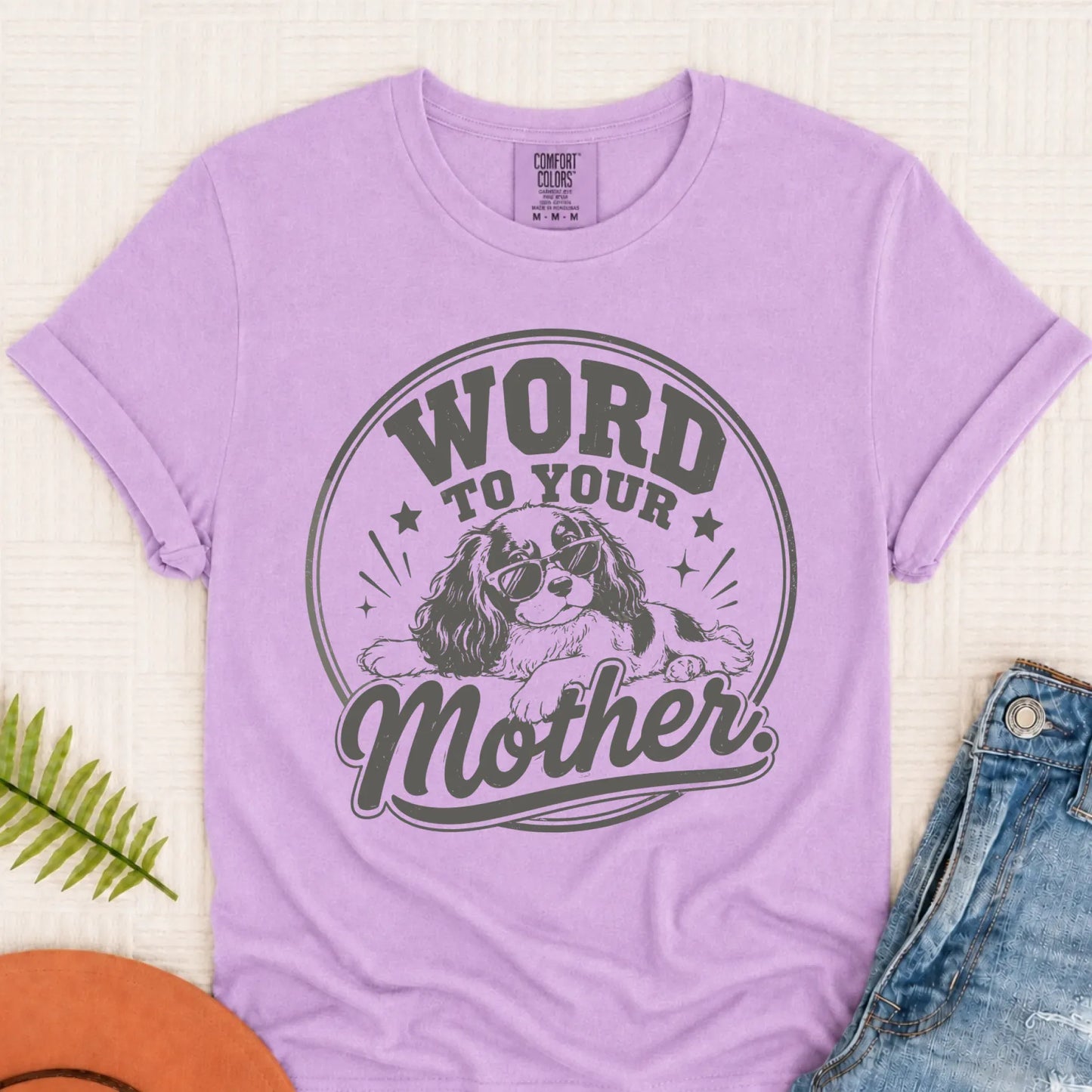 King Charles Word to Your Mother Unisex TShirt Orchid