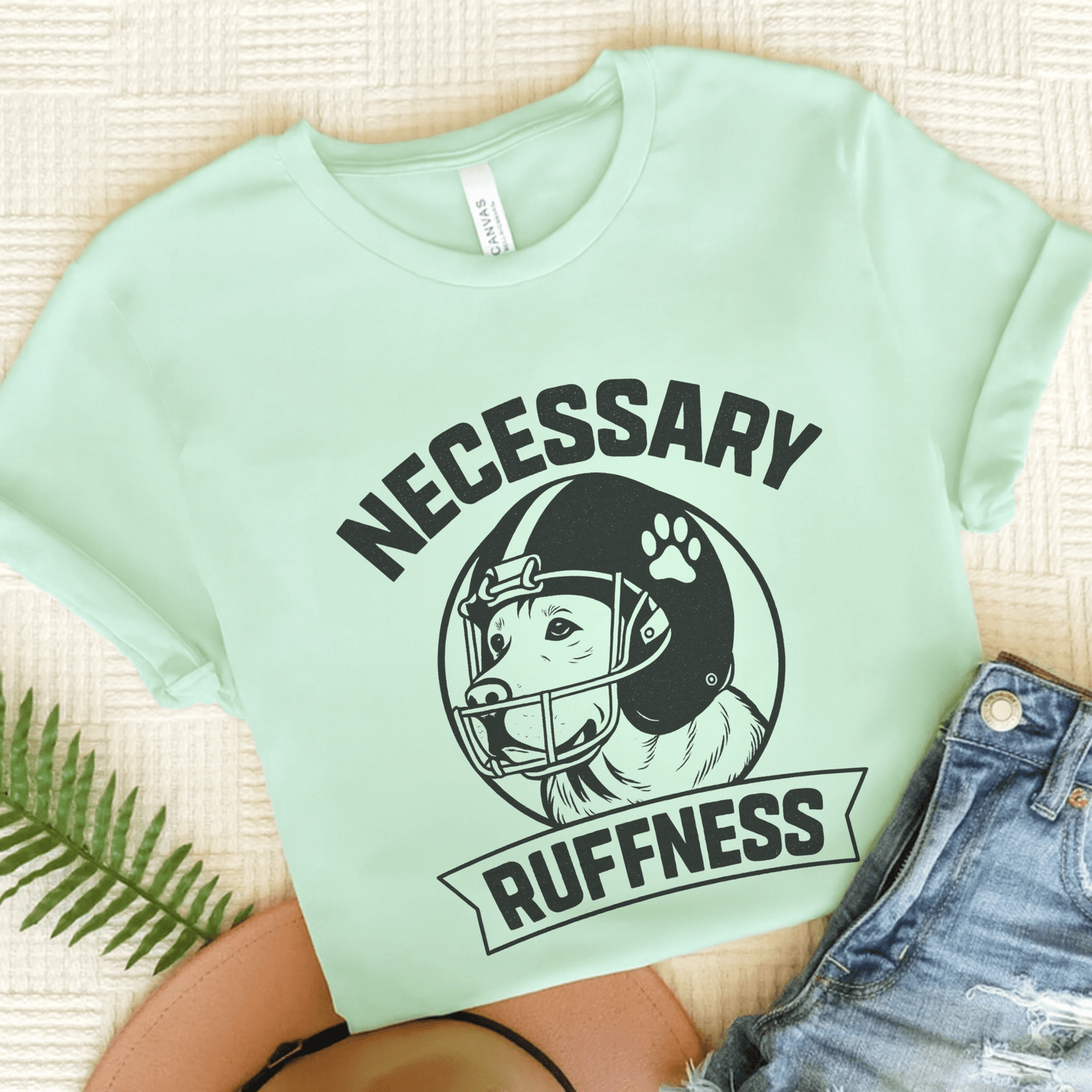 Labrador Retriever Ruffness TShirt Heather Mint