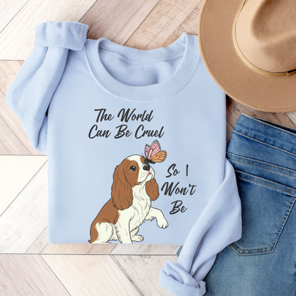 Cruel World Blenheim Cavalier Sweatshirt Light Blue