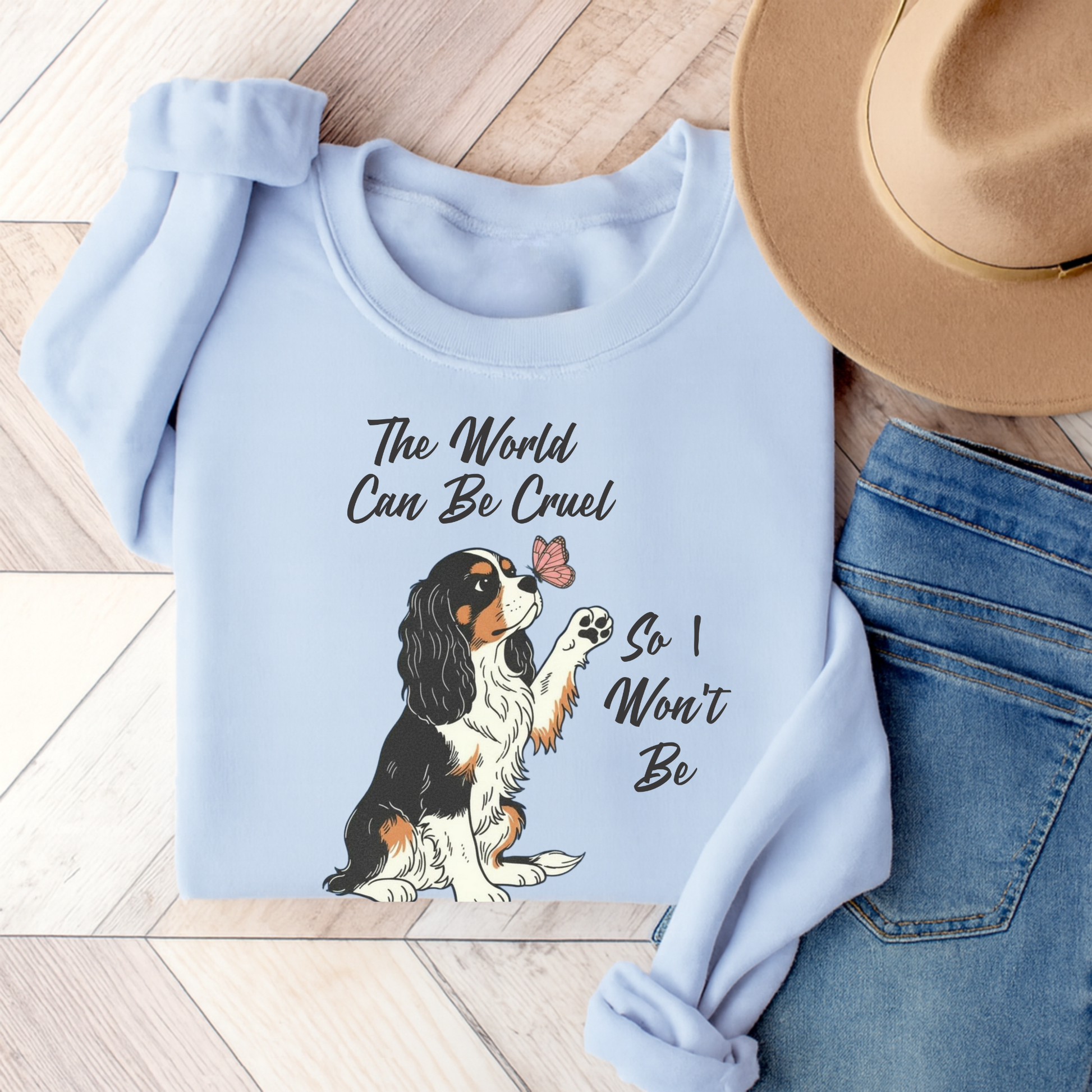 Cruel World Tricolor Cavalier Sweatshirt