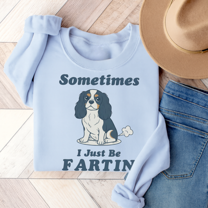 Tricolor Cavalier Fartin Sweatshirt Light Blue