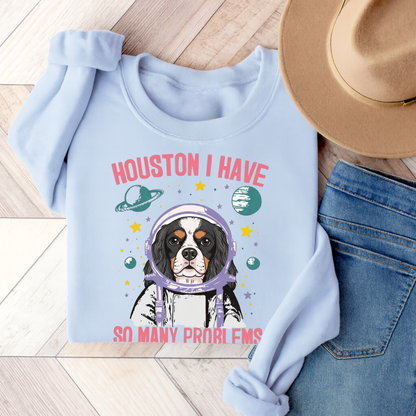 Tricolor Cavalier Houston Space Sweatshirt Light Blue
