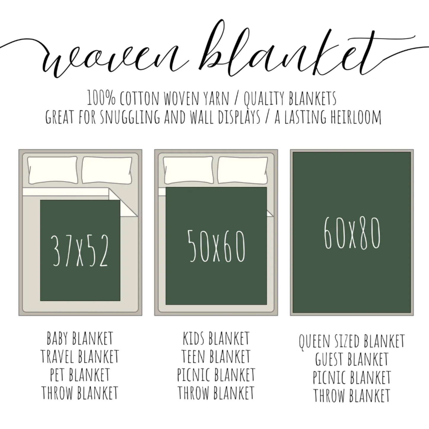 CUSTOM Mutt Dog Halloween Woven Blanket