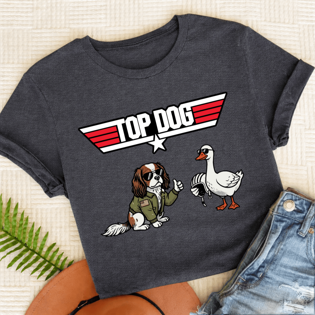 Personalized Cavalier Aviation Unisex TShirt Dark Heather