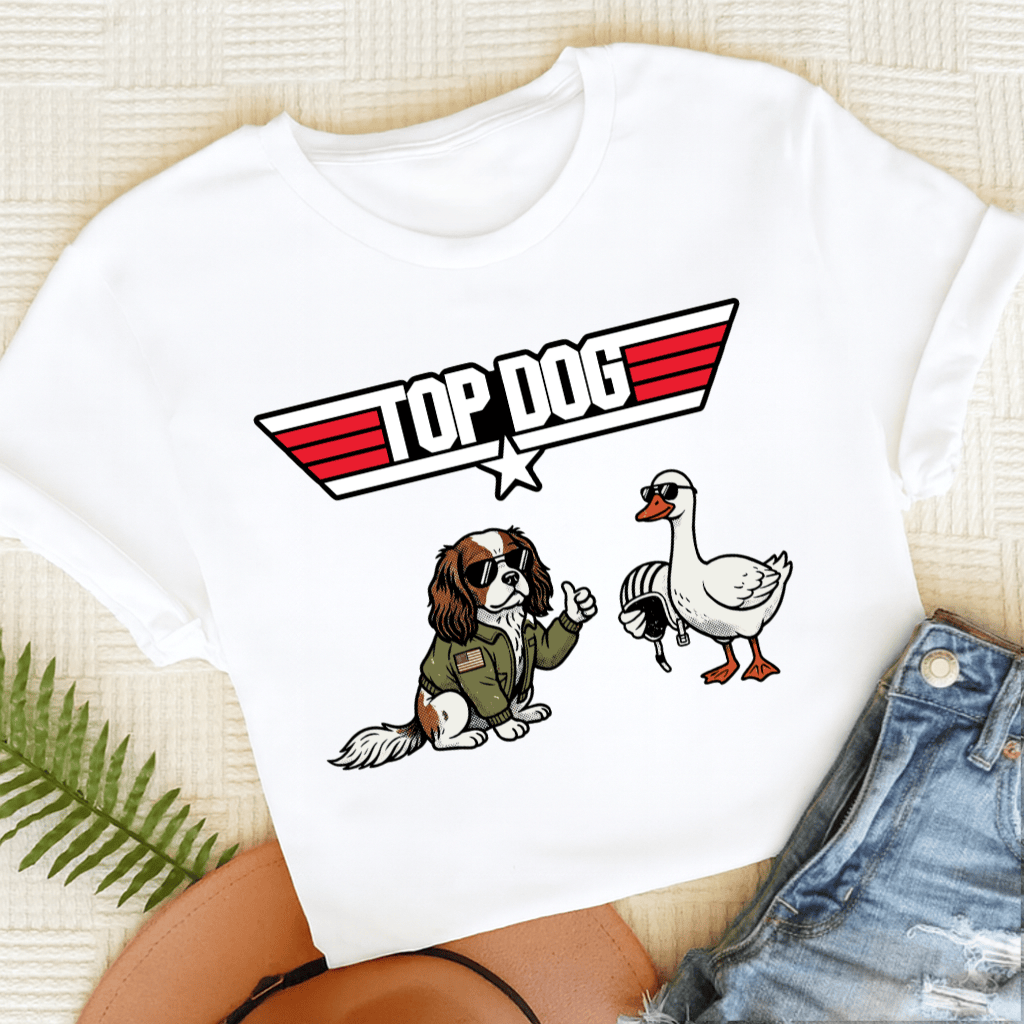 Personalized Cavalier Aviation Unisex TShirt White