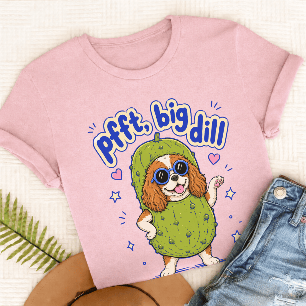 Personalized Cavalier Big Deal Unisex TShirt Comfort Colors Blossom