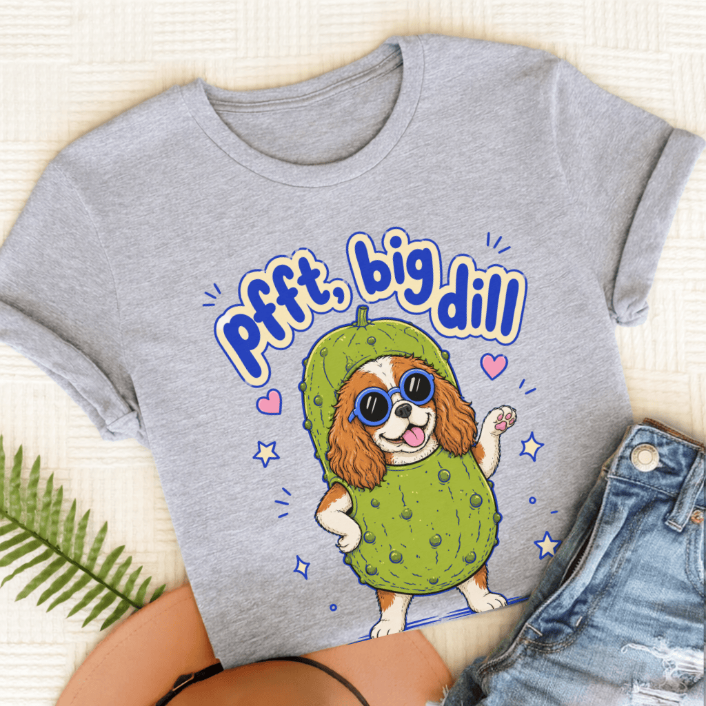Personalized Cavalier Big Deal Unisex TShirt Sport Grey