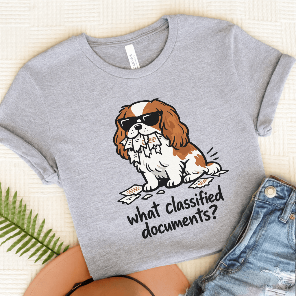 Personalized Cavalier Classified Unisex Tshirt Athletic Heather