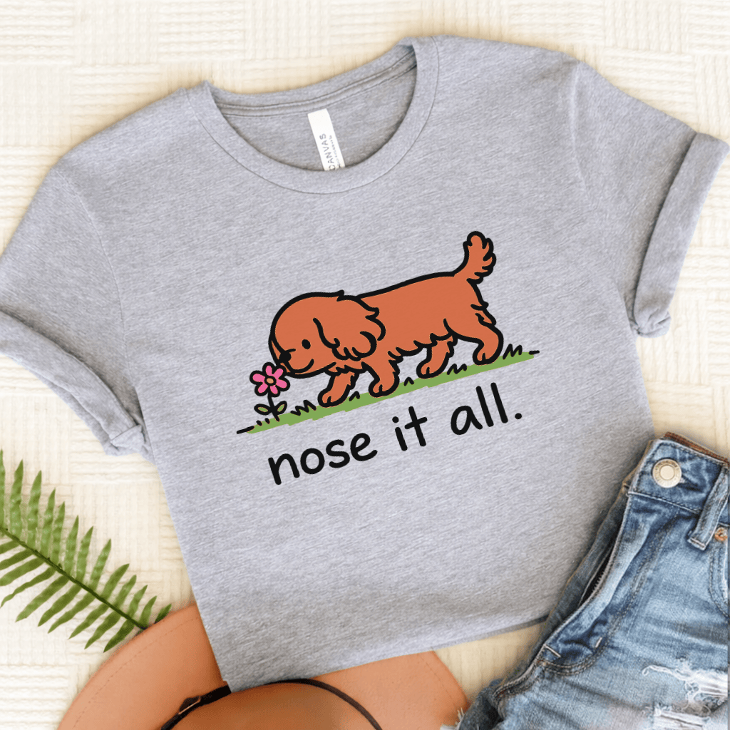 Personalized Cavalier Flower Unisex TShirt Athletic Heather