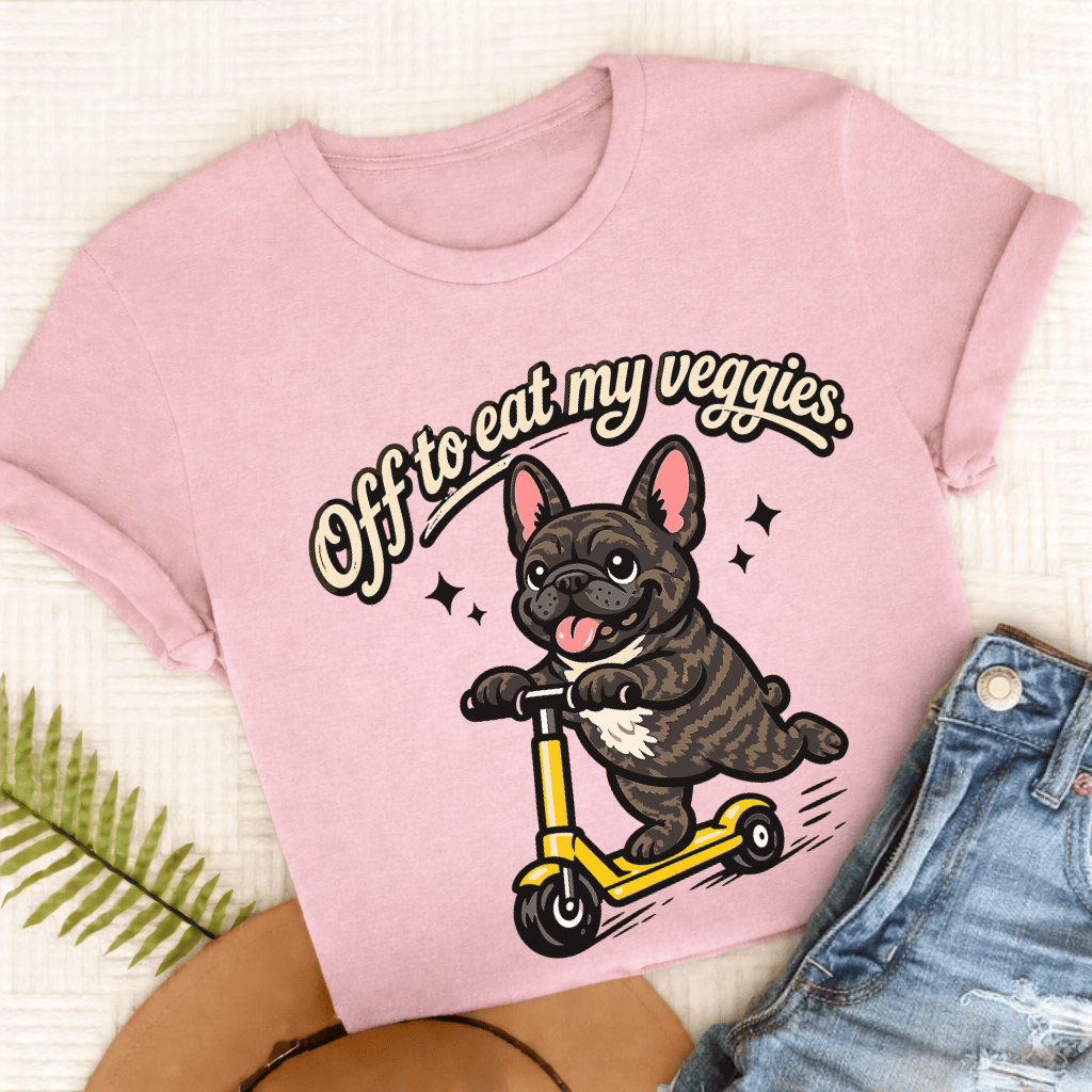Personalized French Bulldogs Nutritionist Unisex TShirt Comfort Colors Blossom
