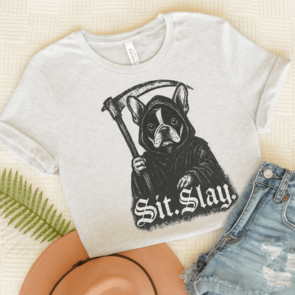 Printify T-Shirt Ash / S Piebald Cavalier King Charles Treat Dealer TShirt