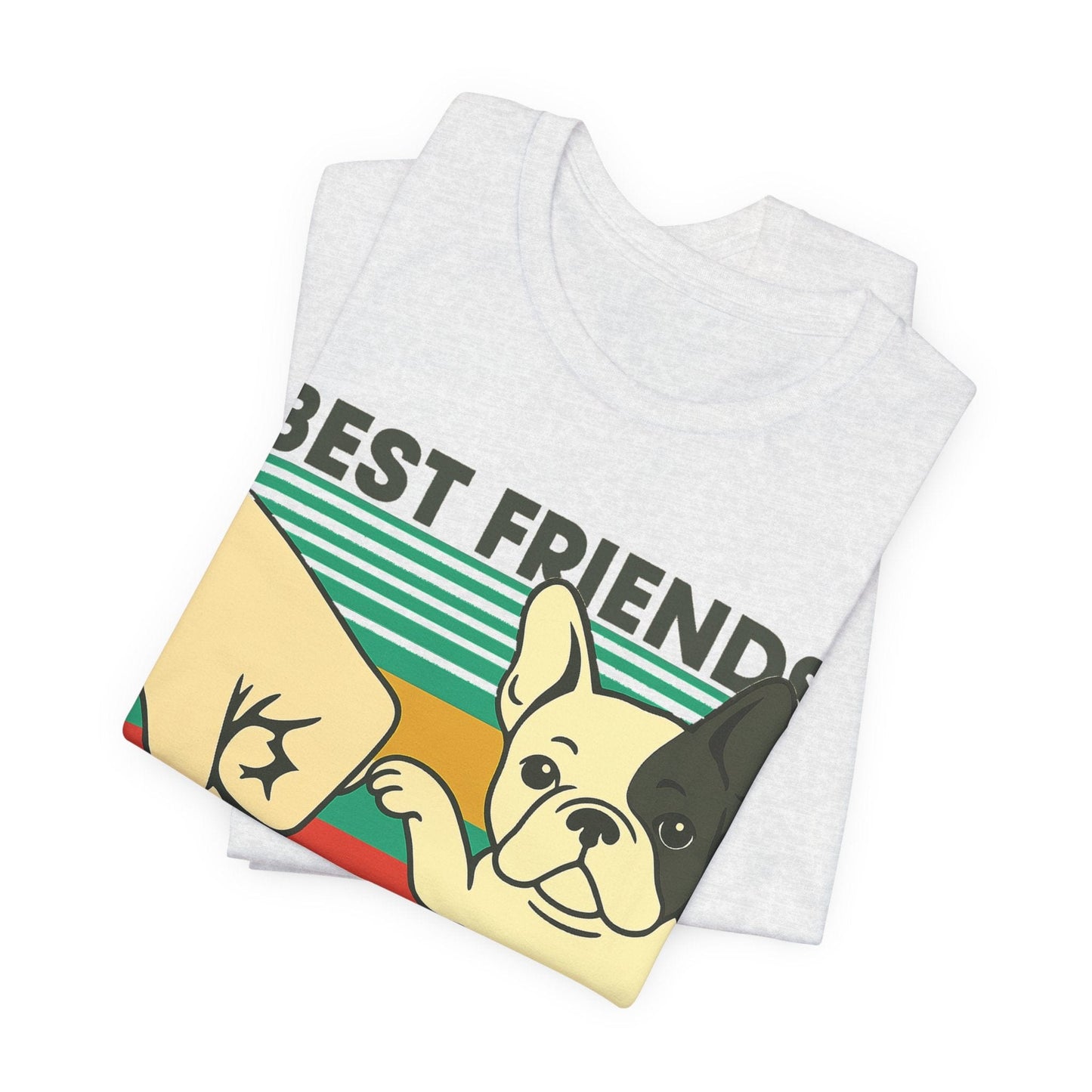 Piebald French Bulldog Bestie TShirt