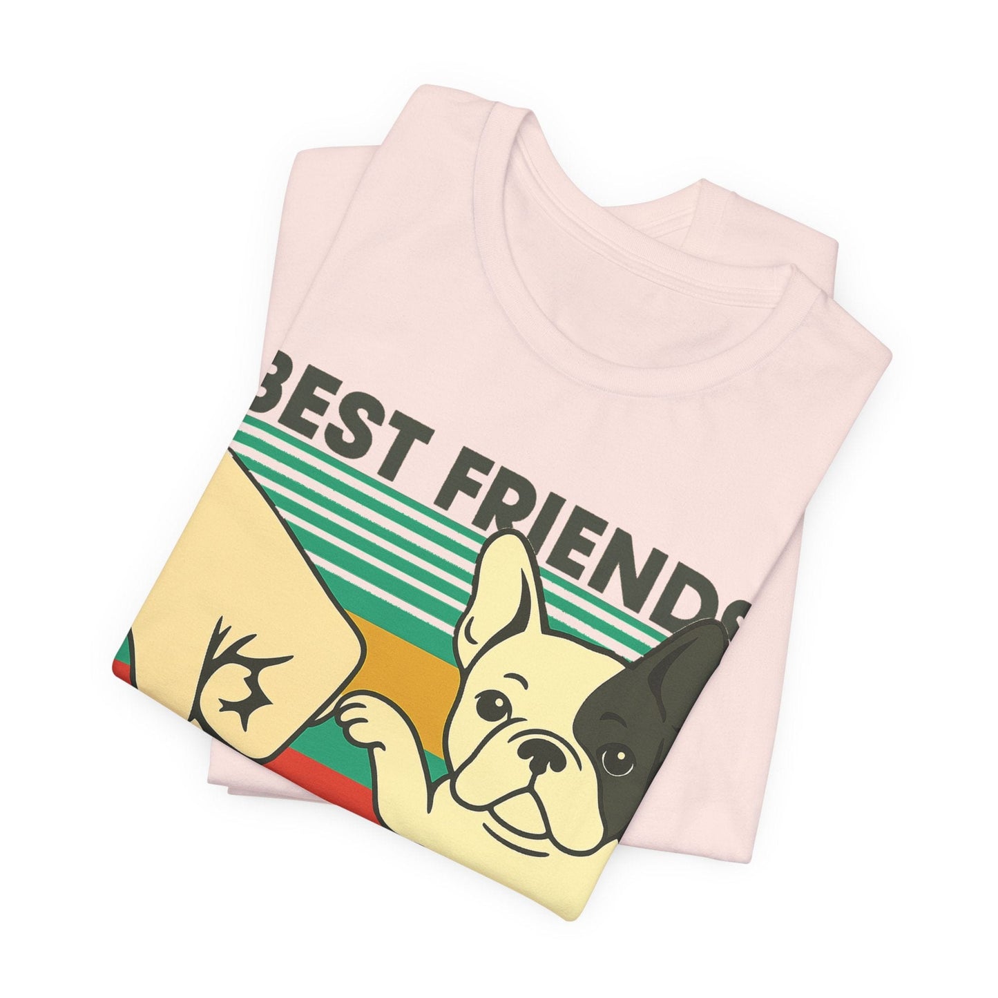 Piebald French Bulldog Bestie TShirt