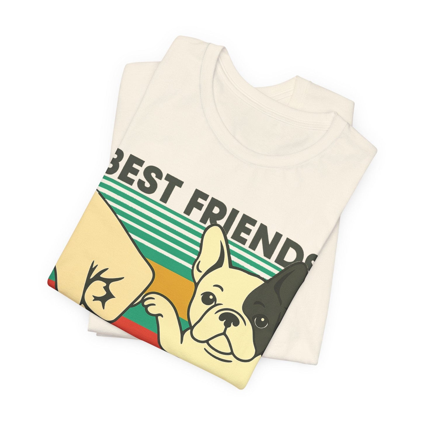 Piebald French Bulldog Bestie TShirt