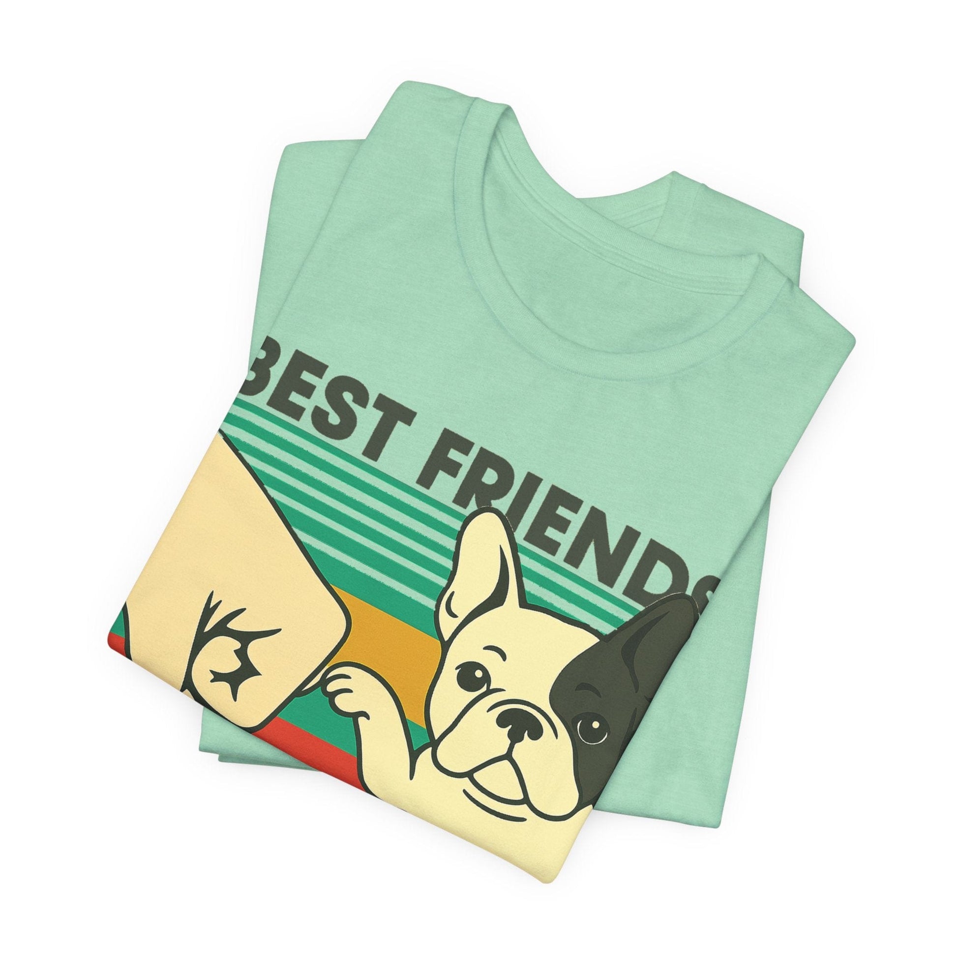 Piebald French Bulldog Bestie TShirt