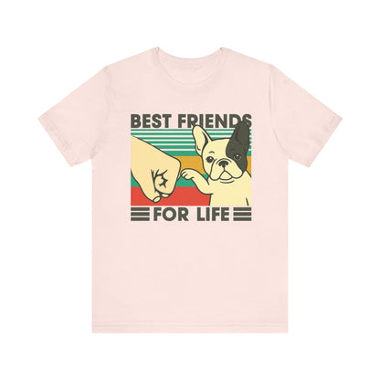 Piebald French Bulldog Bestie TShirt