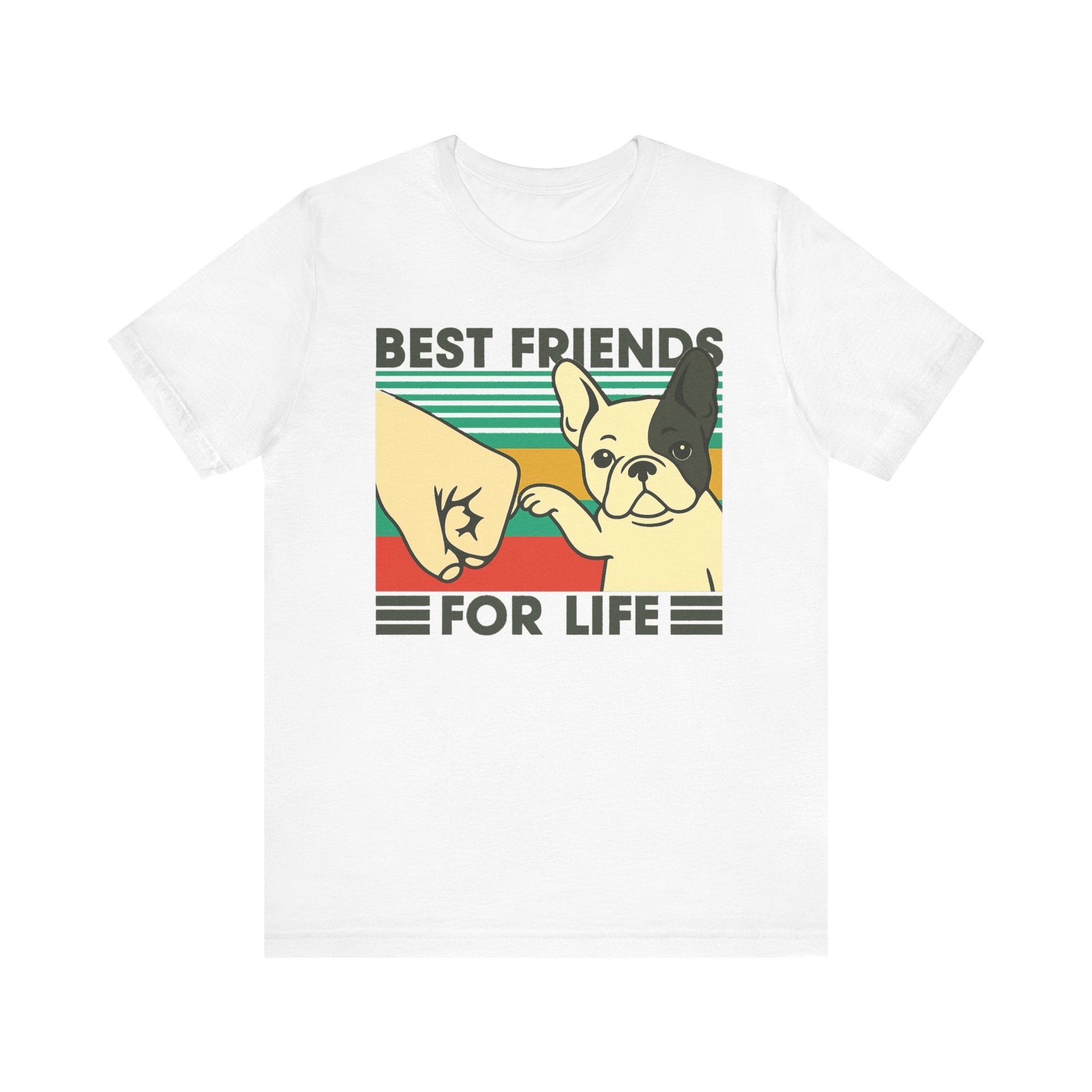 Piebald French Bulldog Bestie TShirt