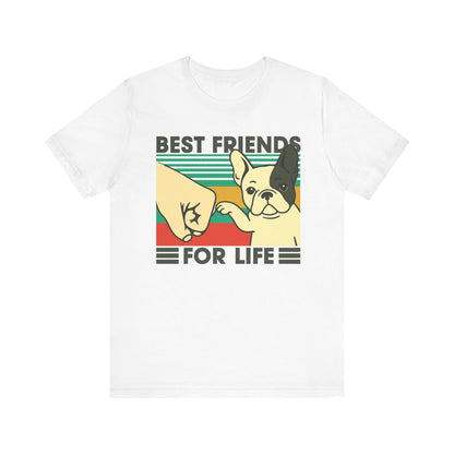 Piebald French Bulldog Bestie TShirt