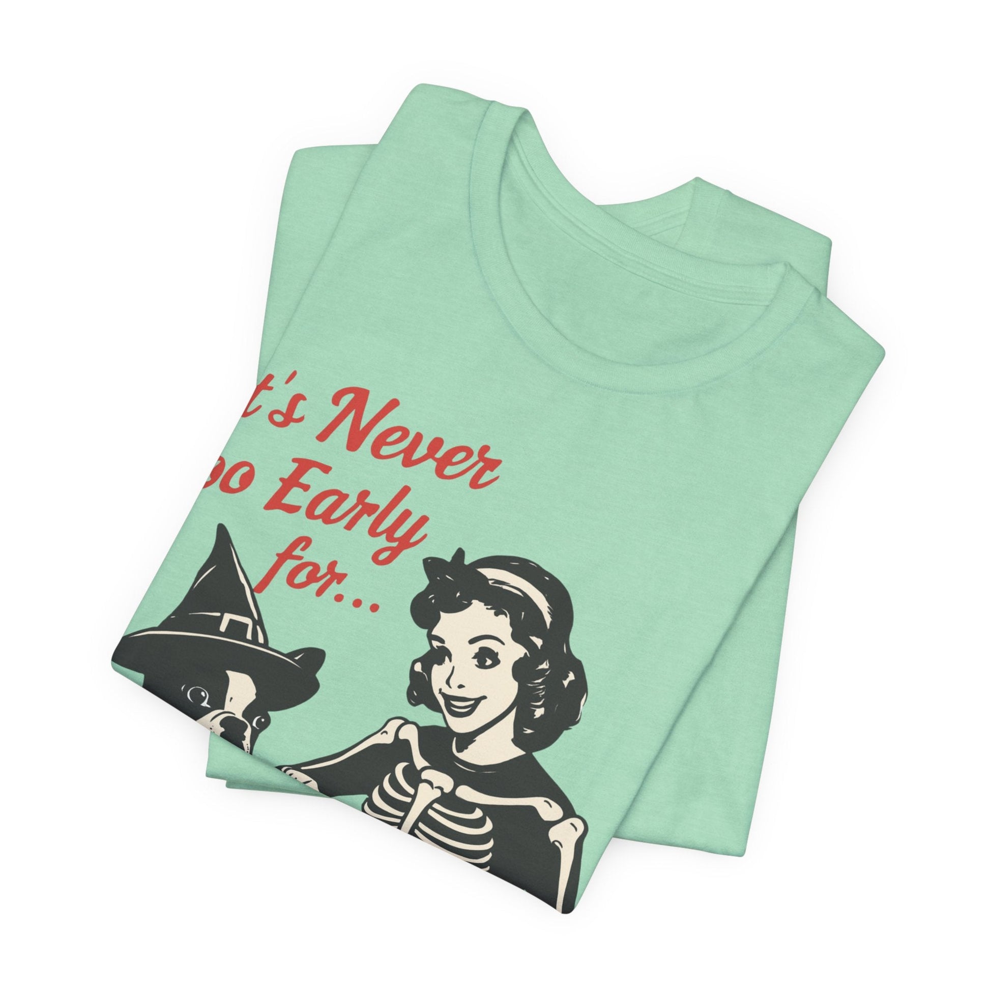 Piebald French Bulldog Early Halloween TShirt