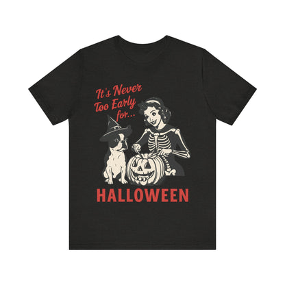Piebald French Bulldog Early Halloween TShirt