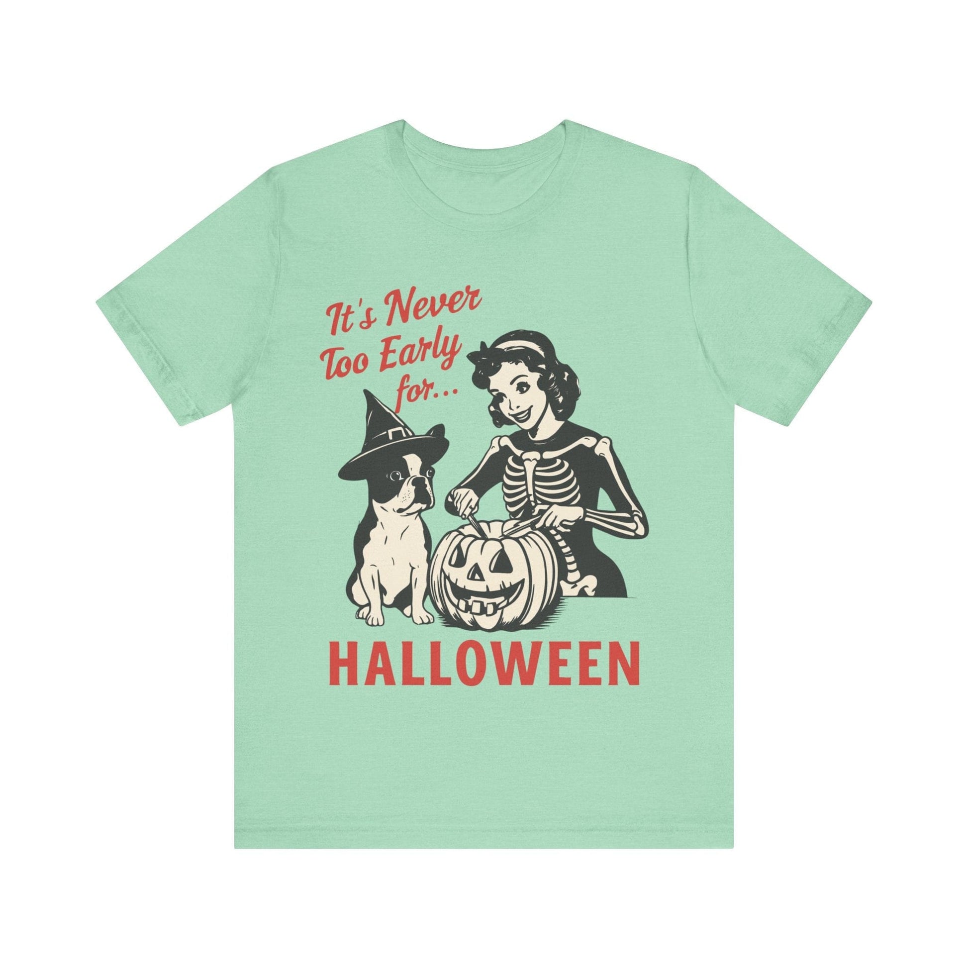 Piebald French Bulldog Early Halloween TShirt