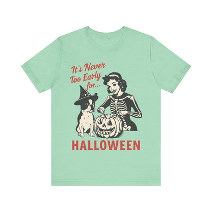 Piebald French Bulldog Early Halloween TShirt