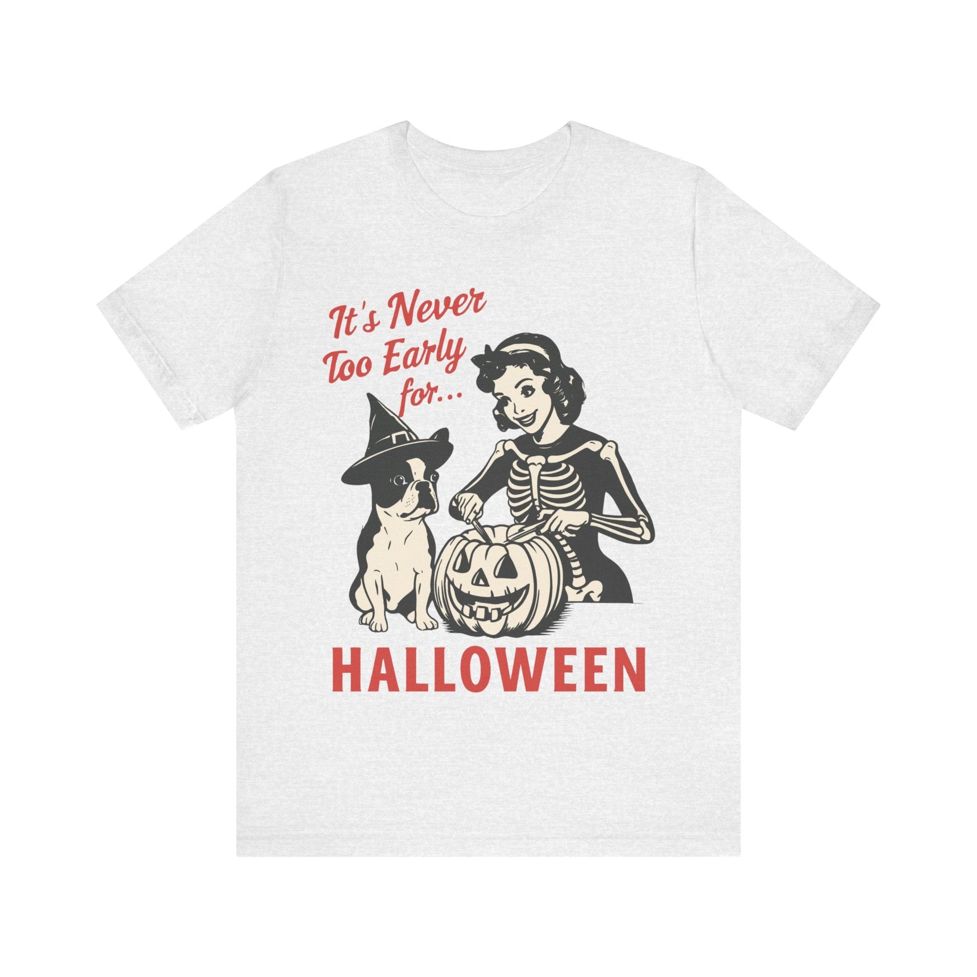 Piebald French Bulldog Early Halloween TShirt