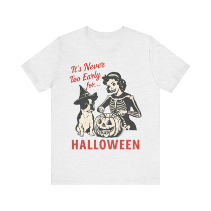 Piebald French Bulldog Early Halloween TShirt
