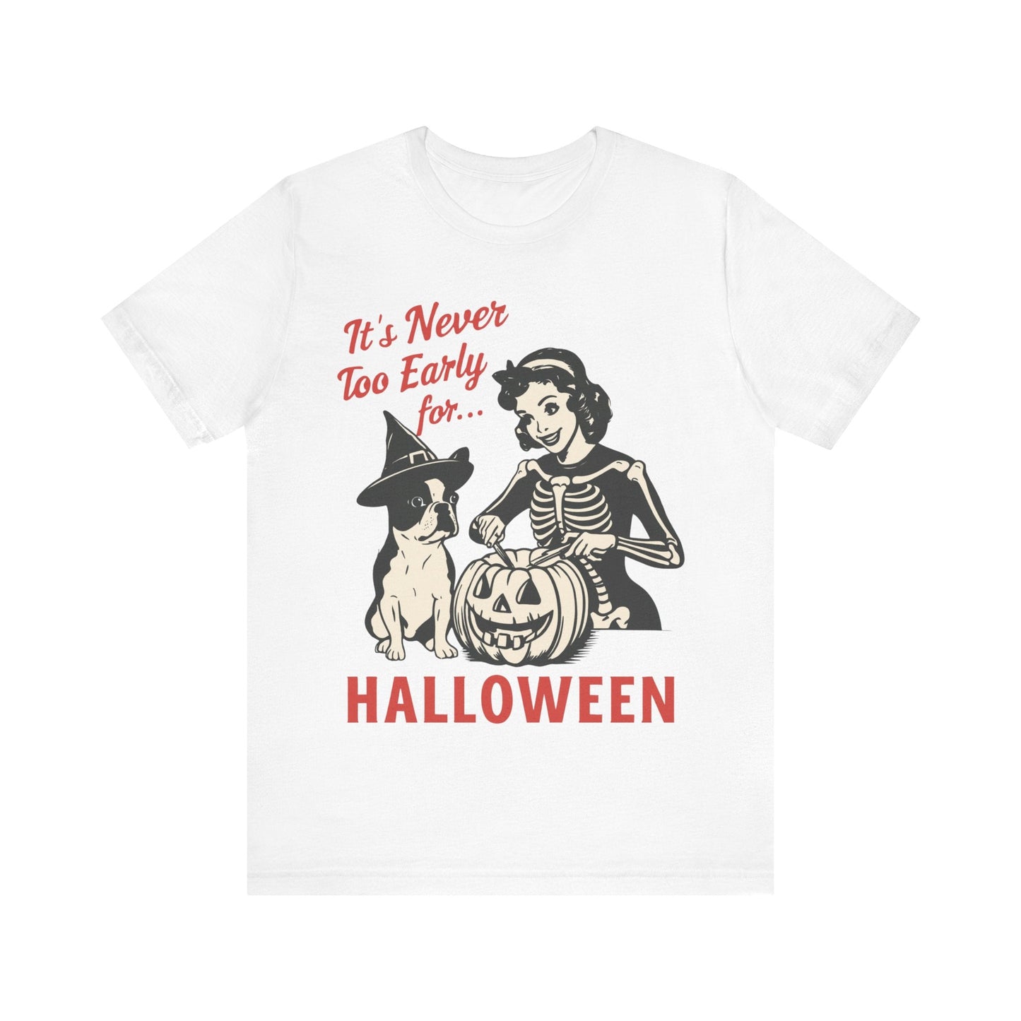 Piebald French Bulldog Early Halloween TShirt