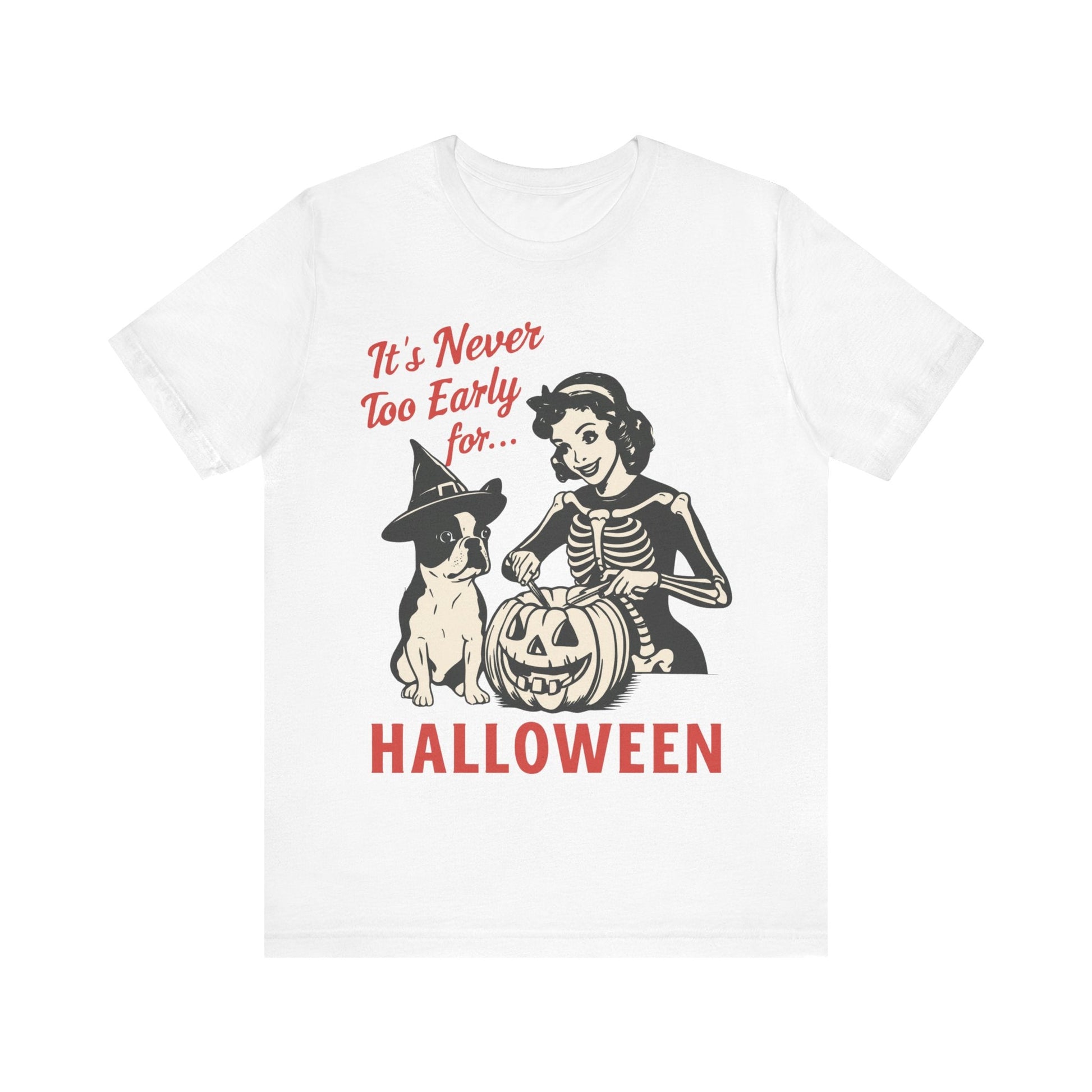Piebald French Bulldog Early Halloween TShirt