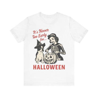 Piebald French Bulldog Early Halloween TShirt