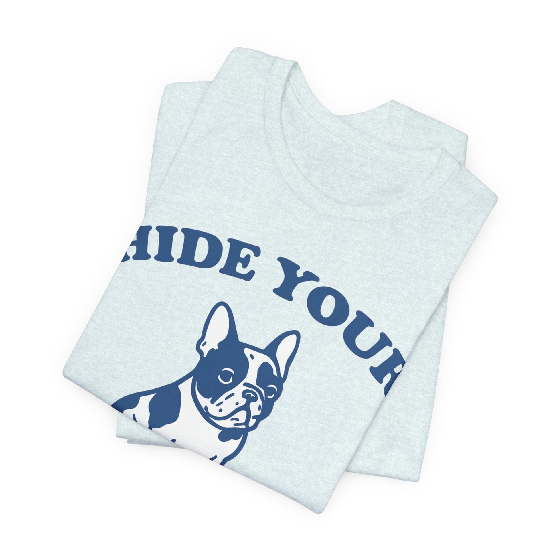 Piebald French Bulldog Fries TShirt