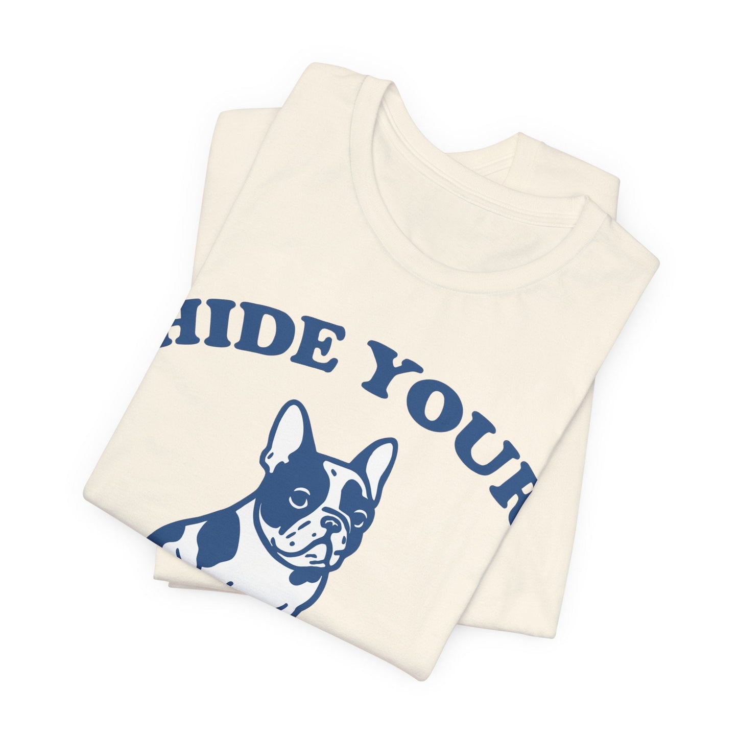 Piebald French Bulldog Fries TShirt