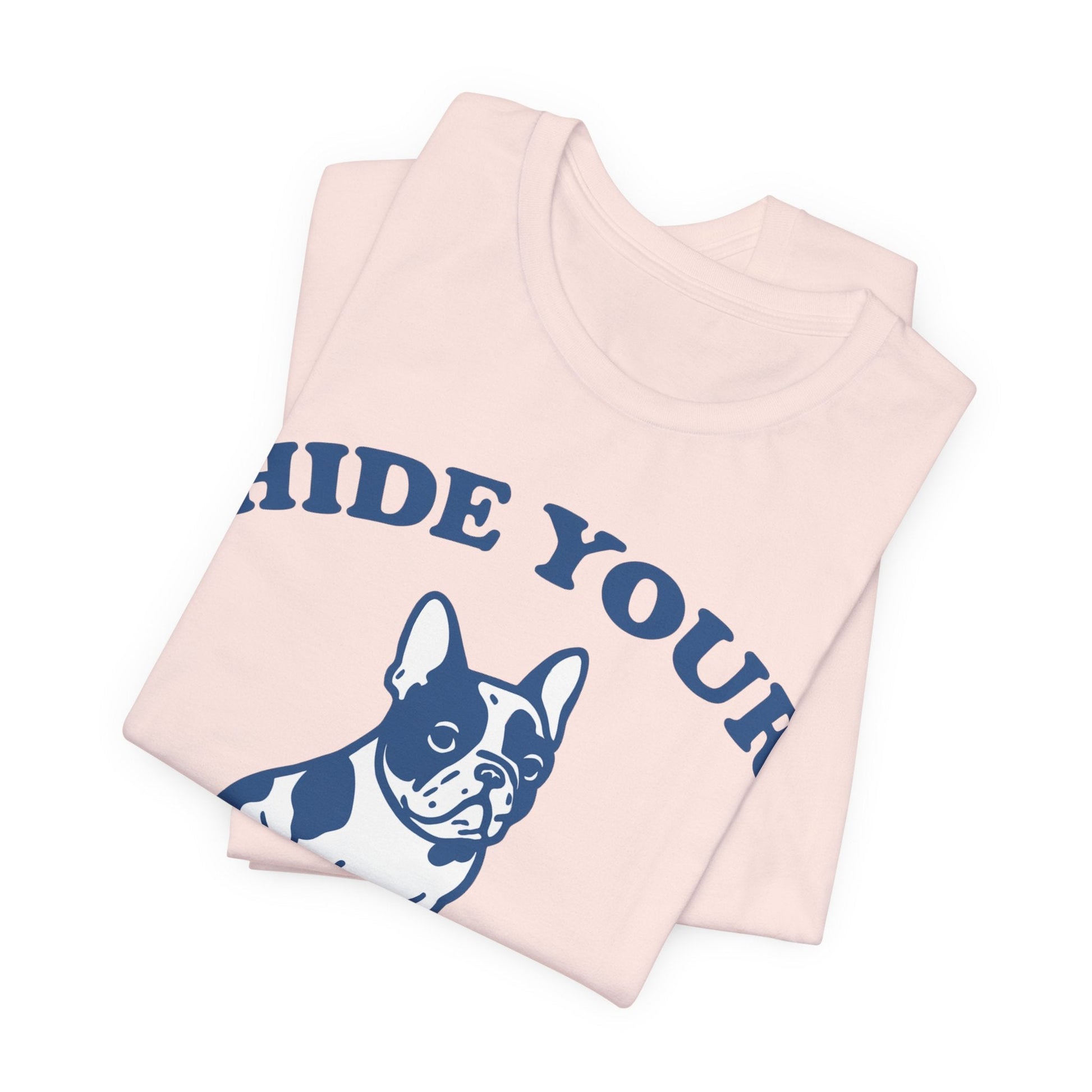 Piebald French Bulldog Fries TShirt