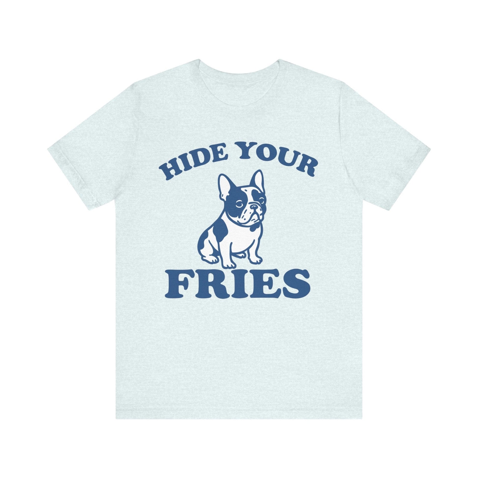Piebald French Bulldog Fries TShirt