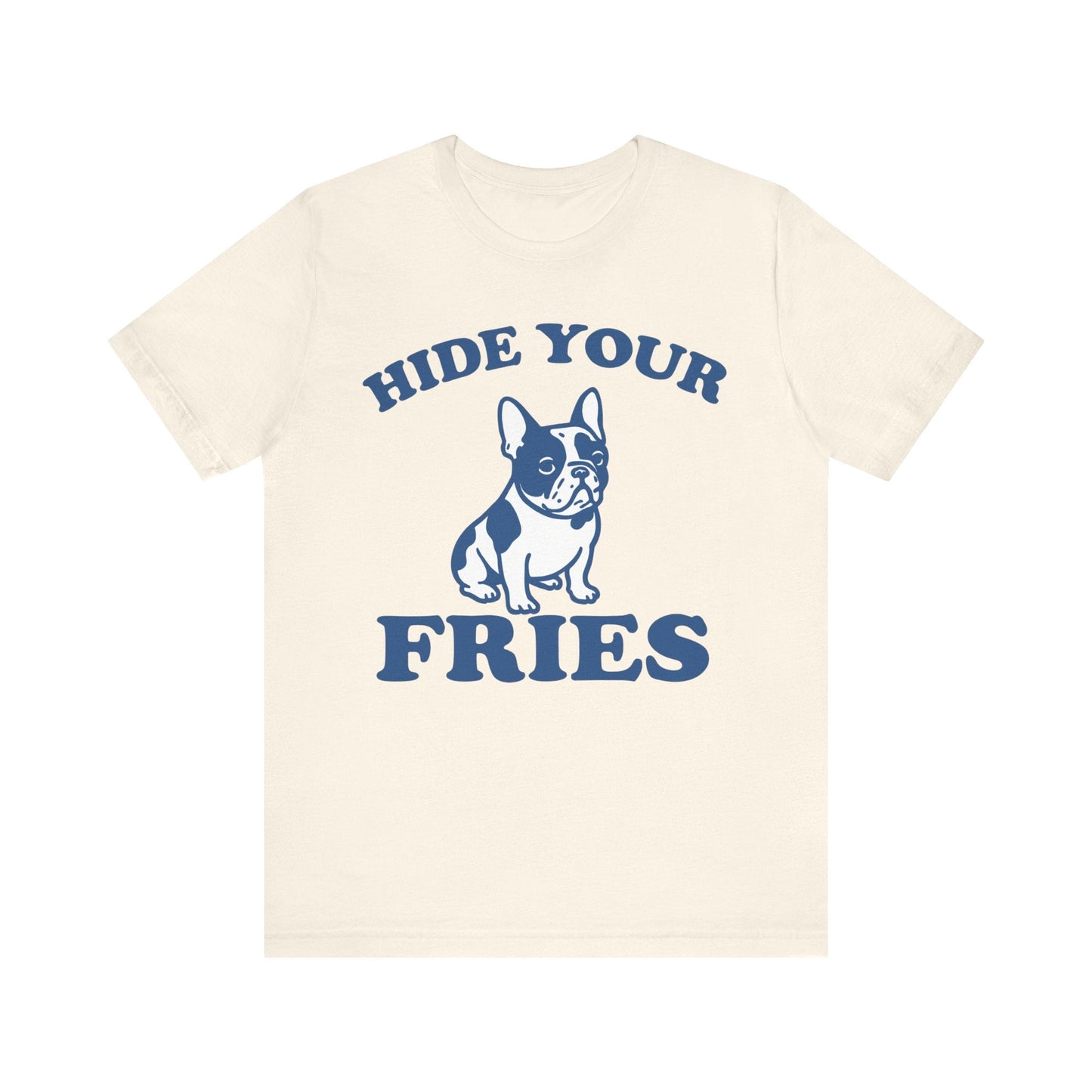 Piebald French Bulldog Fries TShirt