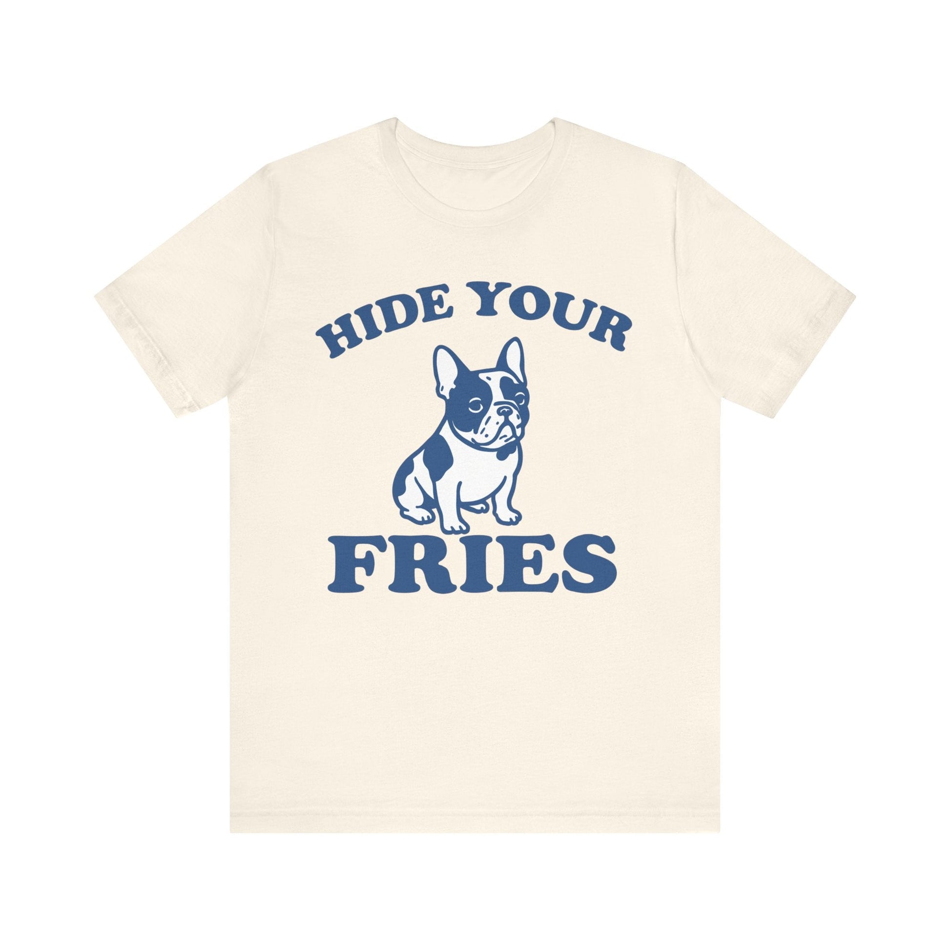 Piebald French Bulldog Fries TShirt