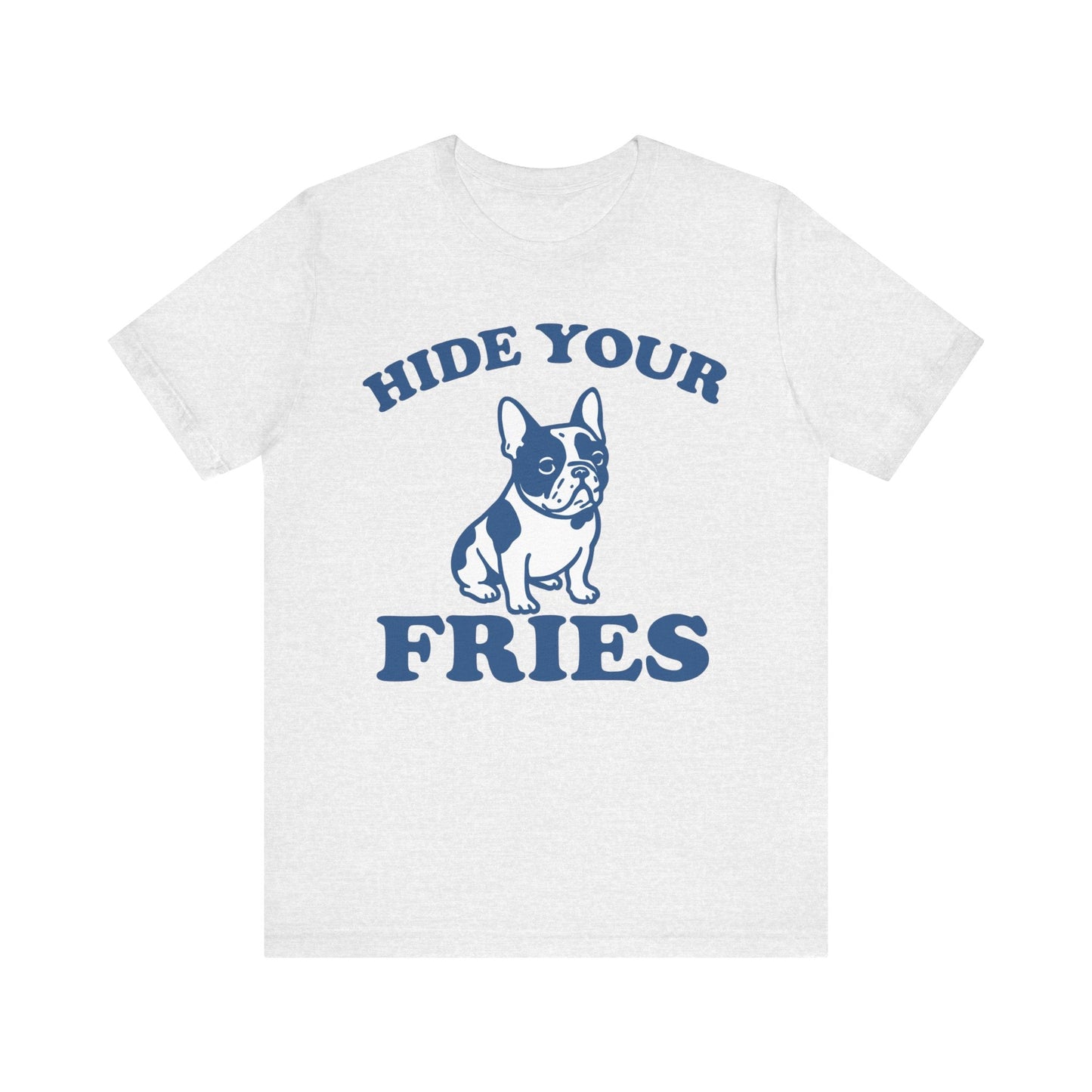 Piebald French Bulldog Fries TShirt