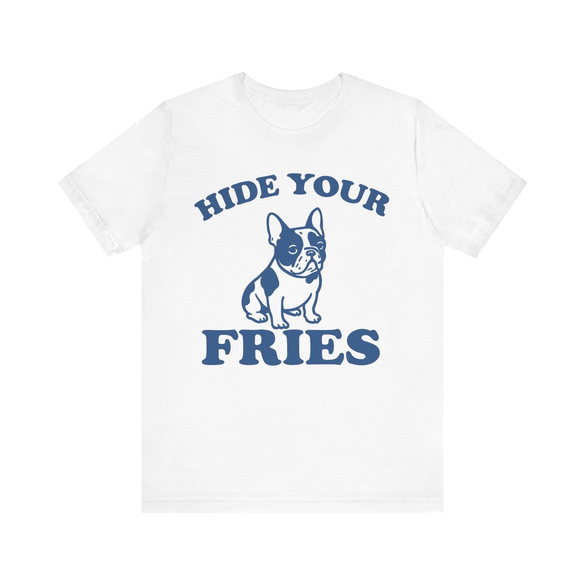 Piebald French Bulldog Fries TShirt