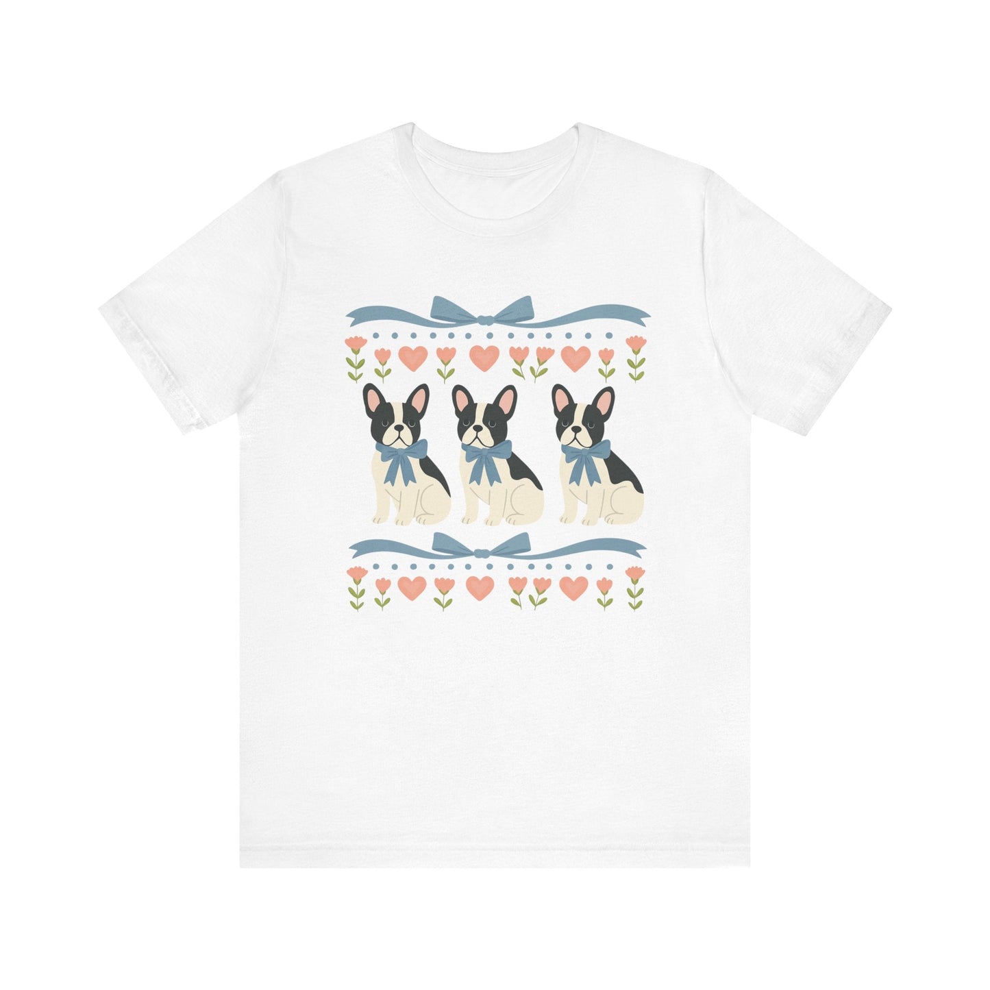 Piebald French Bulldog Grandma TShirt