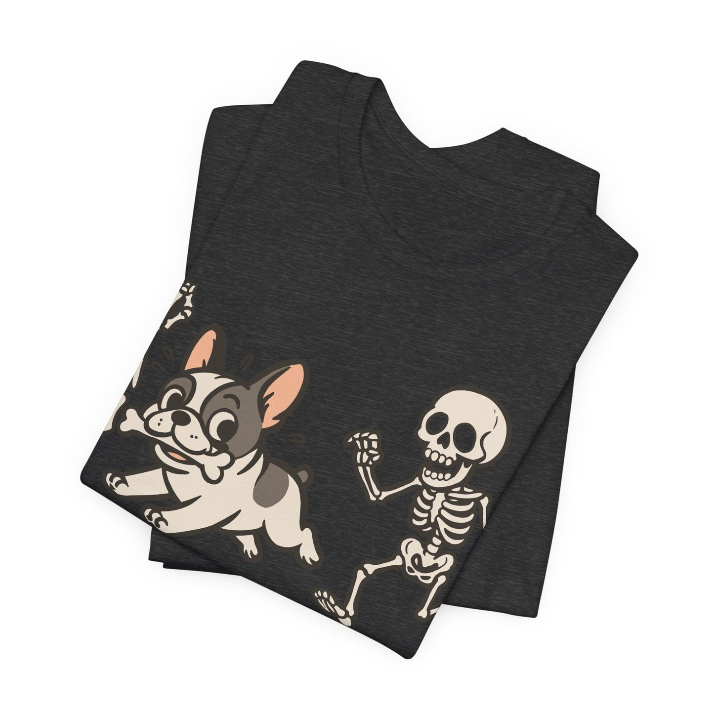 Printify T-Shirt Piebald French Bulldog Grave Robber TShirt