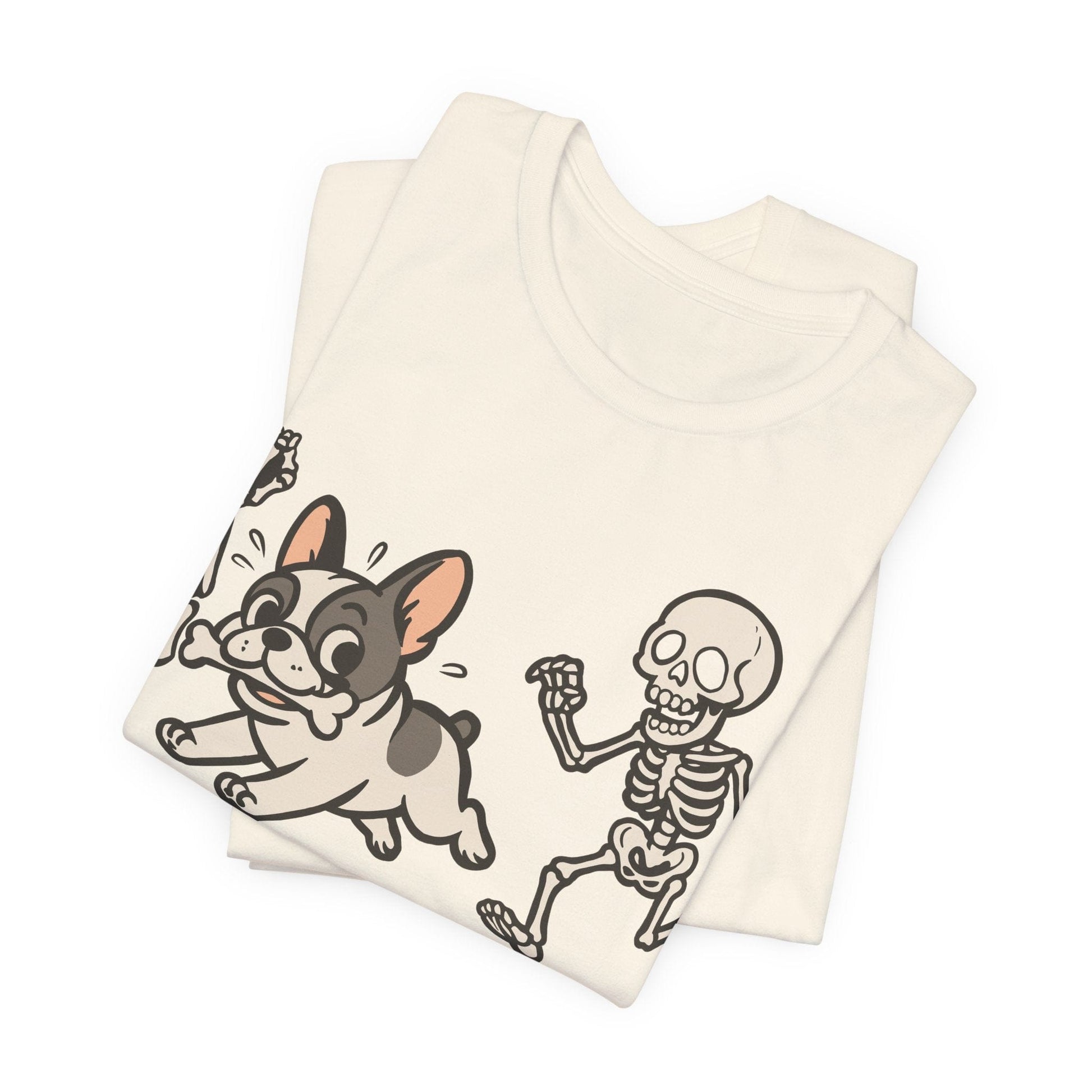 Printify T-Shirt Piebald French Bulldog Grave Robber TShirt